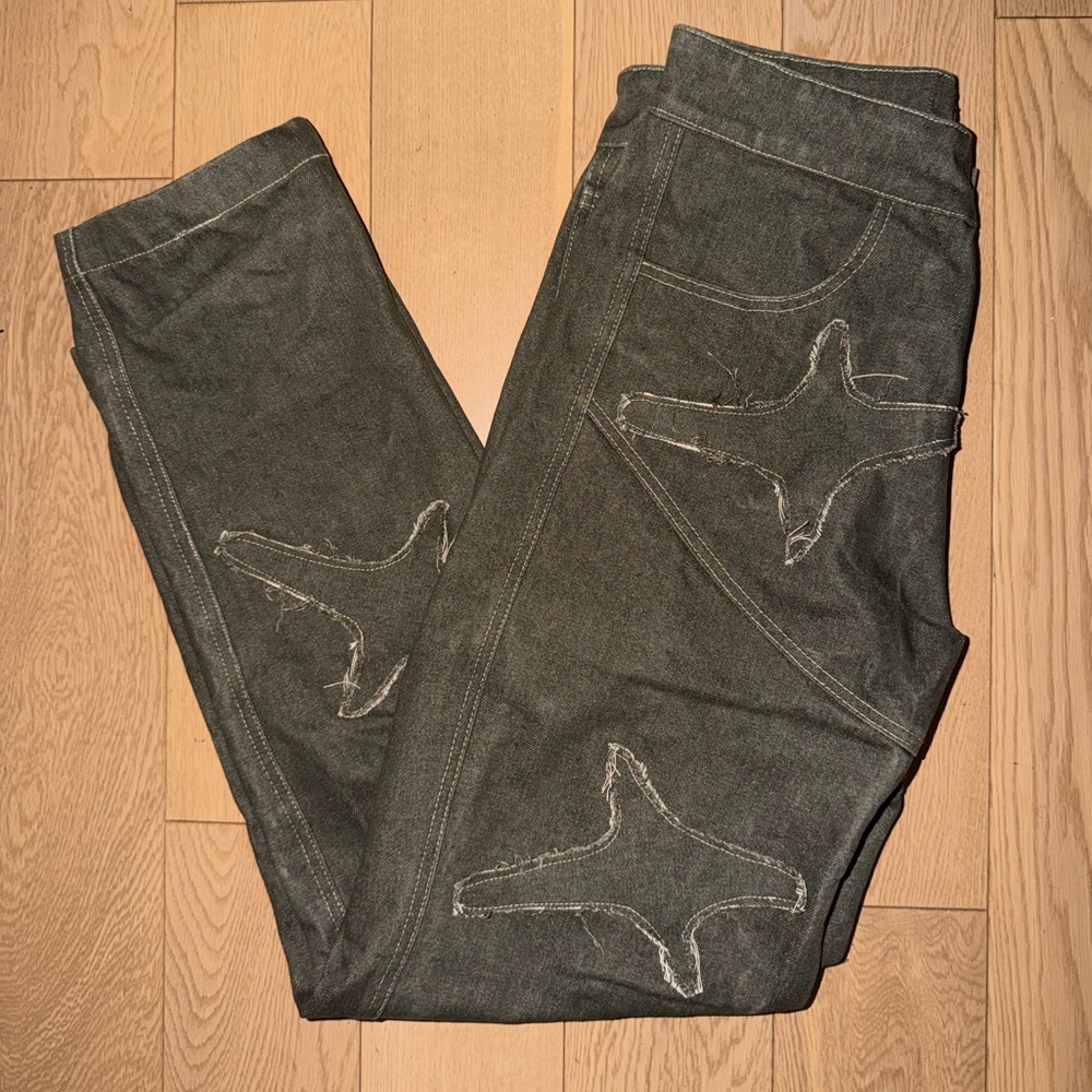 NUDD Jeans with stitch detailing.
